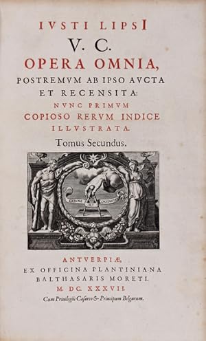 Imagen del vendedor de OPERA OMNIA, [TOMUS SECUNDUS.] a la venta por Livraria Castro e Silva