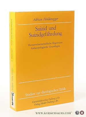 Imagen del vendedor de Suidzid und Suizidgefhrdung. Humanwissenschaftliche Ergebnisse. Anthropologische Grundlagen. a la venta por Emile Kerssemakers ILAB