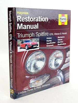 Bild des Verkufers fr HAYNES RESTORATION MANUAL: TRIUMPH SPITFIRE GT6, VITESSE & HERALD zum Verkauf von Stella & Rose's Books, PBFA