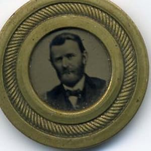 Very rare U.S. Grant ferrotype token for the 1868 Presidential Election