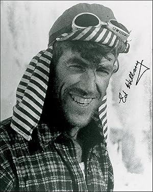 Sir Edmund Hillary Signed Photo