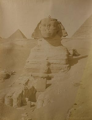 Photograph of The Sphynx and Pyramids in Egypt by Zangaki, Circa 1870s