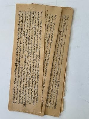 Attractive Tibetan Buddhist Manuscript Sutra 18th-19th Century