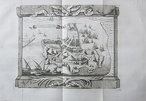 Imagen del vendedor de Engraving of the Strait of Hormuz, Published in 1747 a la venta por Max Rambod Inc