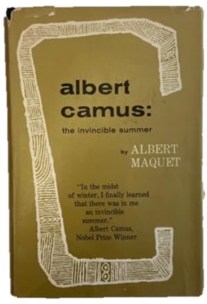 Bild des Verkufers fr Albert Camus a Critical Biography zum Verkauf von Max Rambod Inc