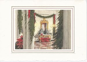 Ronald Reagan White House Christmas Card 1988