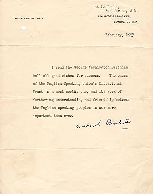 Winston Churchill Emphasizes the Importance of Friendship Between the United States and Britain a...