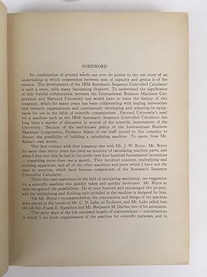 "Amazing" Grace Hopper's Manual for the Mark I, Containing Some Of The First Computer ...