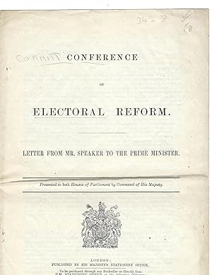 English Women Suffrage Pamphlet: Conference on Electoral Reform, 1917