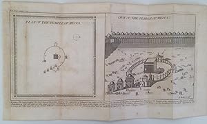 Engraving of 2 Views of the Kaaba and Masjid Haram, Mecca, Circa 18th Century