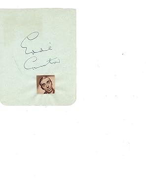 Bild des Verkufers fr Eddie Cantor Cut Signature zum Verkauf von Max Rambod Inc