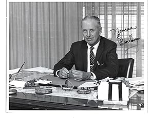 Norman Borlaug signed Photo