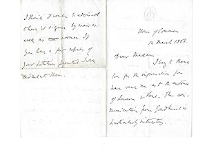 Early 1856 Pair of Letters Gathering Legal Support for the UK Married Woman's Property Act