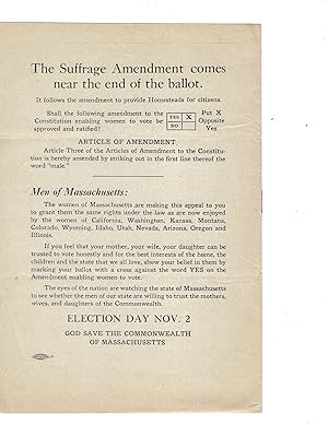Woman Suffrage Is Cornerstone of the True Republic, 1915