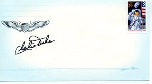 Envelope Signed by Astronaut Charlie Duke