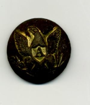 Dug Civil War Eagle "A" Artillery Button With Gilt