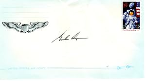 First Moon Landing Envelope Signed Gordon Cooper