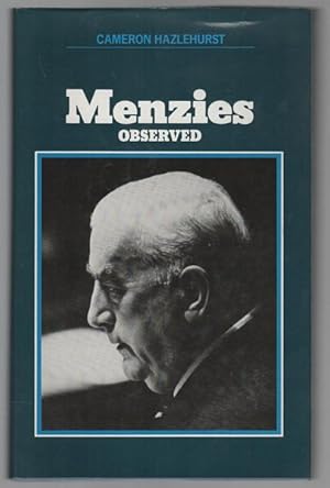 Imagen del vendedor de Menzies Observed. a la venta por Time Booksellers