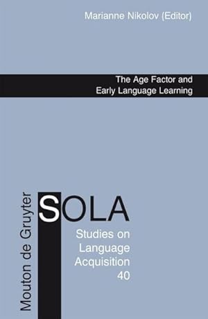 Bild des Verkufers fr The Age Factor and Early Language Learning zum Verkauf von AHA-BUCH GmbH