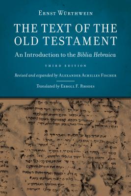 Seller image for The Text of the Old Testament: An Introduction to the Biblia Hebraica (Paperback or Softback) for sale by BargainBookStores