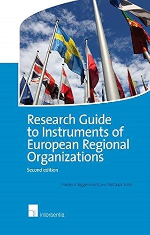 Bild des Verkufers fr Research Guide to Instruments of European Regional Organizations 2015: Second Edition zum Verkauf von WeBuyBooks