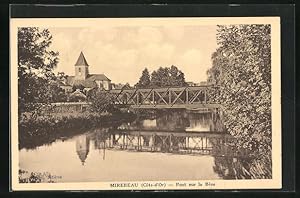 Bild des Verkufers fr Carte postale Mirebeau, Pont sur la Bze zum Verkauf von Bartko-Reher
