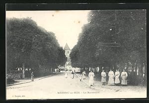 Bild des Verkufers fr Carte postale Mirebeau-sur-Bze, les Marronniers zum Verkauf von Bartko-Reher