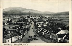 Künstler Ansichtskarte / Postkarte Loimersdorf Marchfeld Engelhartstetten Niederösterreich, Blick...