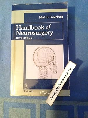 Bild des Verkufers fr Handbook of neurosurgery. zum Verkauf von Antiquariat BehnkeBuch