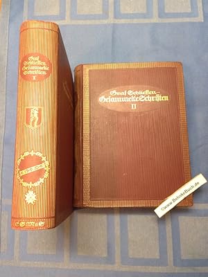 Generalfeldmarschall von Schlieffen gesammelte Schriften. Band I und II (2 Bände komplett). Karte...