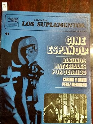 Imagen del vendedor de CINE ESPAOL: ALGUNOS MATERIALES POR DERRIBO. a la venta por LIBRERIA CLIO