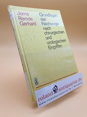 Imagen del vendedor de Grundlagen der Nachsorge nach chirurgischen und urologischen Eingriffen a la venta por Roland Antiquariat UG haftungsbeschr�nkt