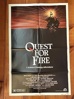 Immagine del venditore per Ouest for Fire One Sheet 1981 Everett McGill, Ron Perlman venduto da AcornBooksNH