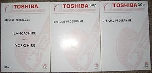 Rugby Football Union Toshiba Championship 1989 (3 programmes)