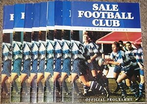Sale Football Club (9 programmes1995/96)