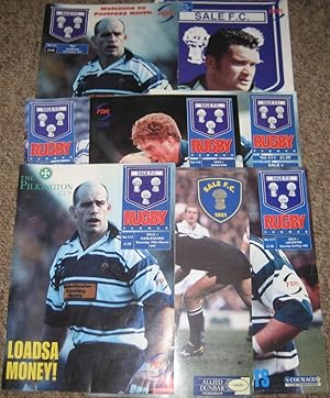 Rugby Promag and Sale F. C. Match Programmes (8 Copies 1997)