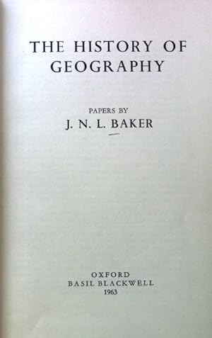 Image du vendeur pour The History of Geography; mis en vente par books4less (Versandantiquariat Petra Gros GmbH & Co. KG)