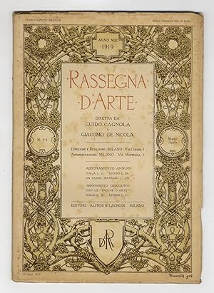 RASSEGNA d'Arte antica e moderna. Diretta da Corrado Ricci. Anno VIII (XXI). 1921. Fascicolo 1 [-...