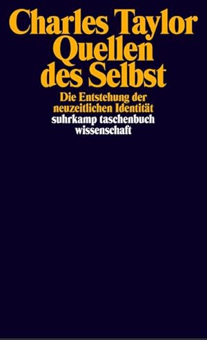 Seller image for Quellen des Selbst : Die Entstehung der neuzeitlichen Identitt for sale by AHA-BUCH GmbH