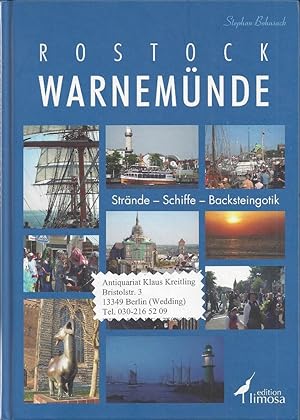 Bild des Verkufers fr Rostock - Warnemnde. Strnde - Schiffe - Backsteingotik zum Verkauf von Klaus Kreitling