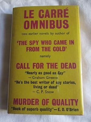 Bild des Verkufers fr Le Carre Omnibus: Call for the Dead and Murder of Quality zum Verkauf von MacKellar Art &  Books
