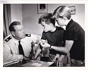 Drei Photographien aus dem Film: Kalle Blomquist  sein schwerster Fall (1957). Original-Kinowerb...