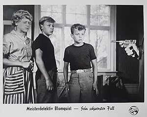 Photographie aus dem Film: Kalle Blomquist  sein schwerster Fall (1957). Original-Kinowerbemater...