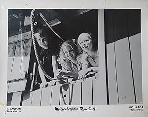 Drei Photographien aus dem Film: Meisterdetektiv Kalle Blomquist (1947). Original-Kinowerbemateri...