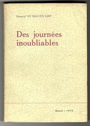 Seller image for Des journes inoubliables for sale by Libreria antiquaria Atlantis (ALAI-ILAB)