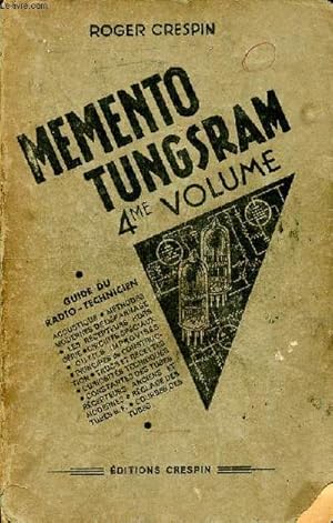 Seller image for Mmento Tungsram 4 volume for sale by Le-Livre