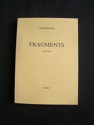 Seller image for Fragments (1936-1950) - for sale by Le Livre  Venir
