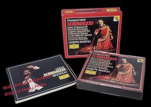 Seller image for Verdi: NABUCCO - Piero Cappuccilli, Placido Domingo, Evgeny Nesterenko, Ghena Dimitrova, Lucia Valentini Terrani, Chor der Deutschen Oper Berlin & Orchester der Deutschen Oper Berlin - Sinopoli, Giuseppe ( Conductor) for sale by Oldenburger Rappelkiste