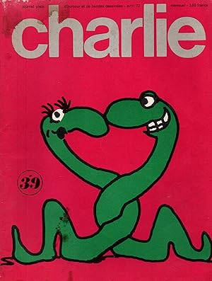 Image du vendeur pour Charlie mensuel,N39,avril1972 mis en vente par JP Livres