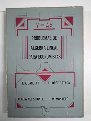 Imagen del vendedor de Problemas de algebra lineal para economistas, I a la venta por Libros Ambig